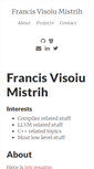 Mobile Screenshot of francisvm.com