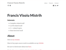 Tablet Screenshot of francisvm.com